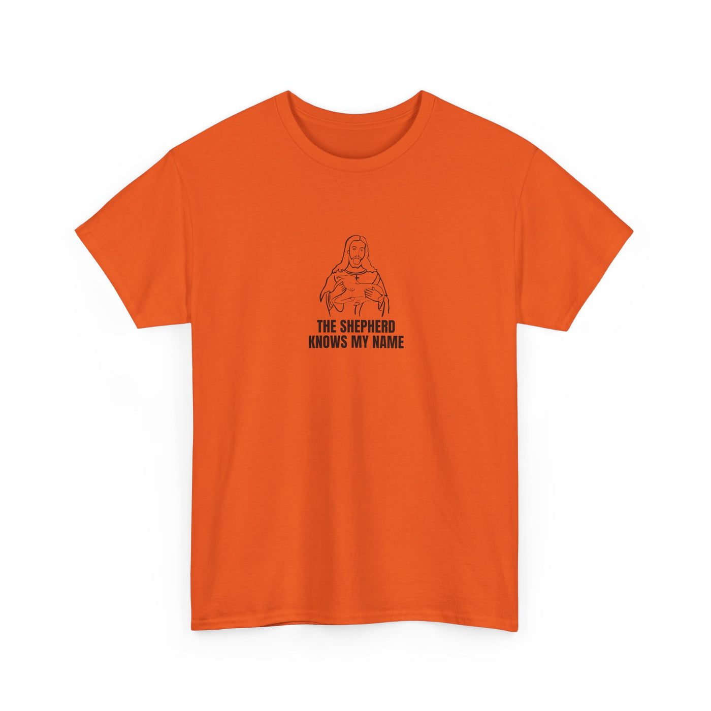 Shepherd Tee, Unisex Heavy Cotton Tee for Faith, Christian Gift, Religious Apparel, Bible Quotes, Everyday Wear