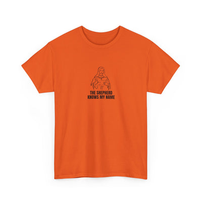 Shepherd Tee, Unisex Heavy Cotton Tee for Faith, Christian Gift, Religious Apparel, Bible Quotes, Everyday Wear