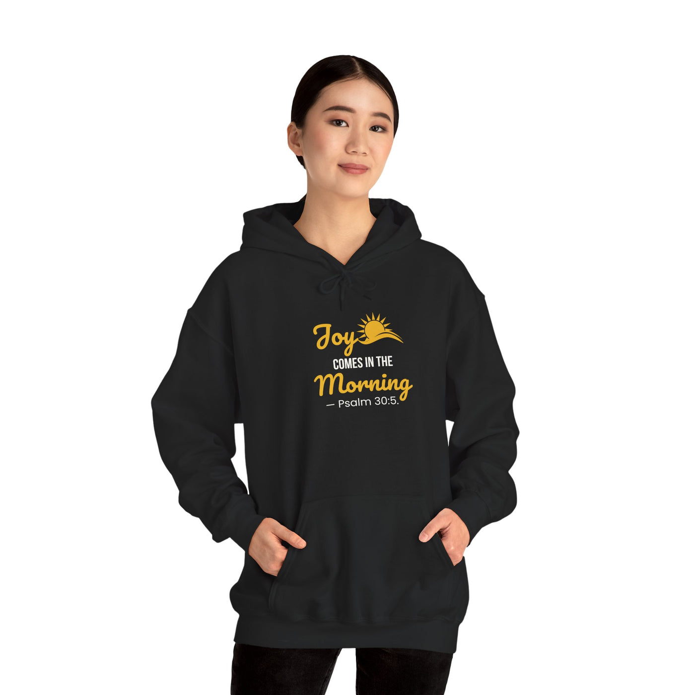 Joy Comes in the Morning Hoodie, Inspirational  Sweatshirt