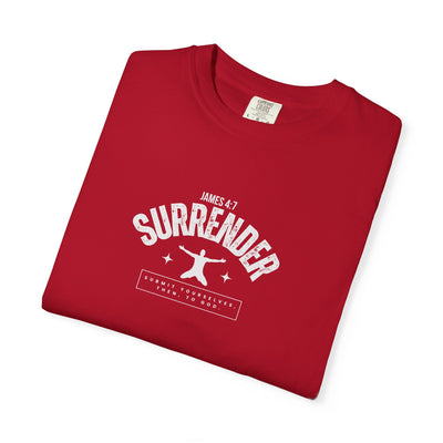 Unisex Surrender Shirt, Inspirational Tee , Everyday Wear