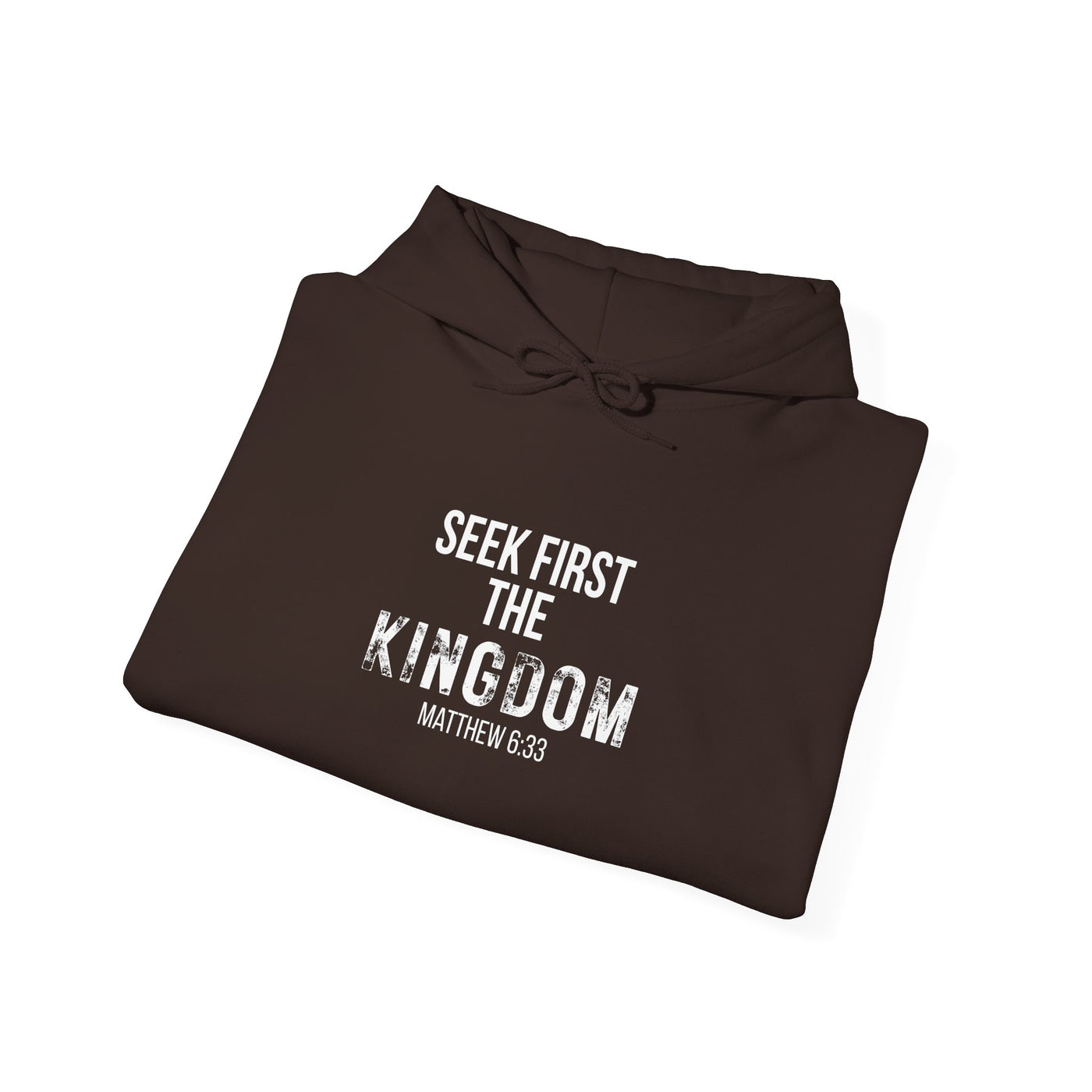 Faith-Inspired Hoodie - Seek First the Kingdom, Inspirational Apparel Unisex Sweatshirt