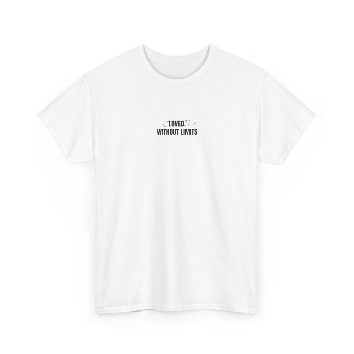 Love Without Limits Unisex Heavy Cotton Tee, Casual T-Shirt, Inspirational Apparel
