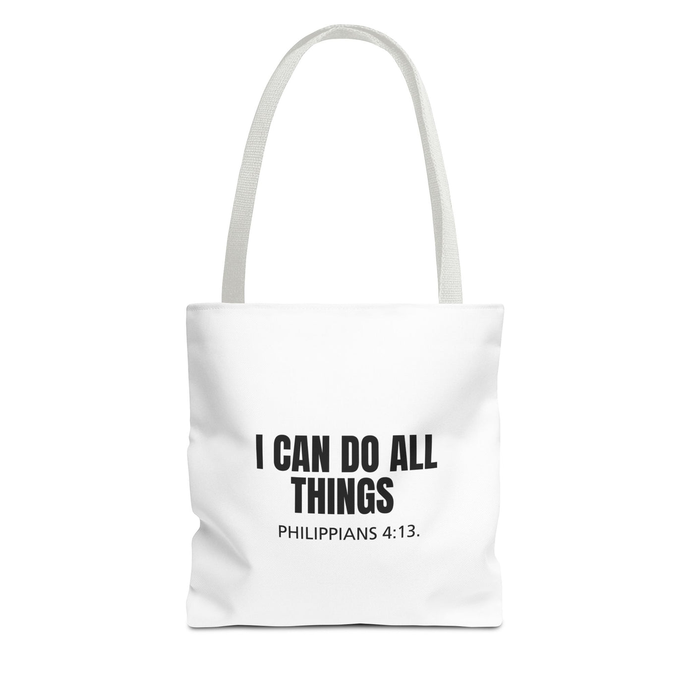 Inspirational Scripture Tote – Philippians 4:13 “I Can Do All Things”