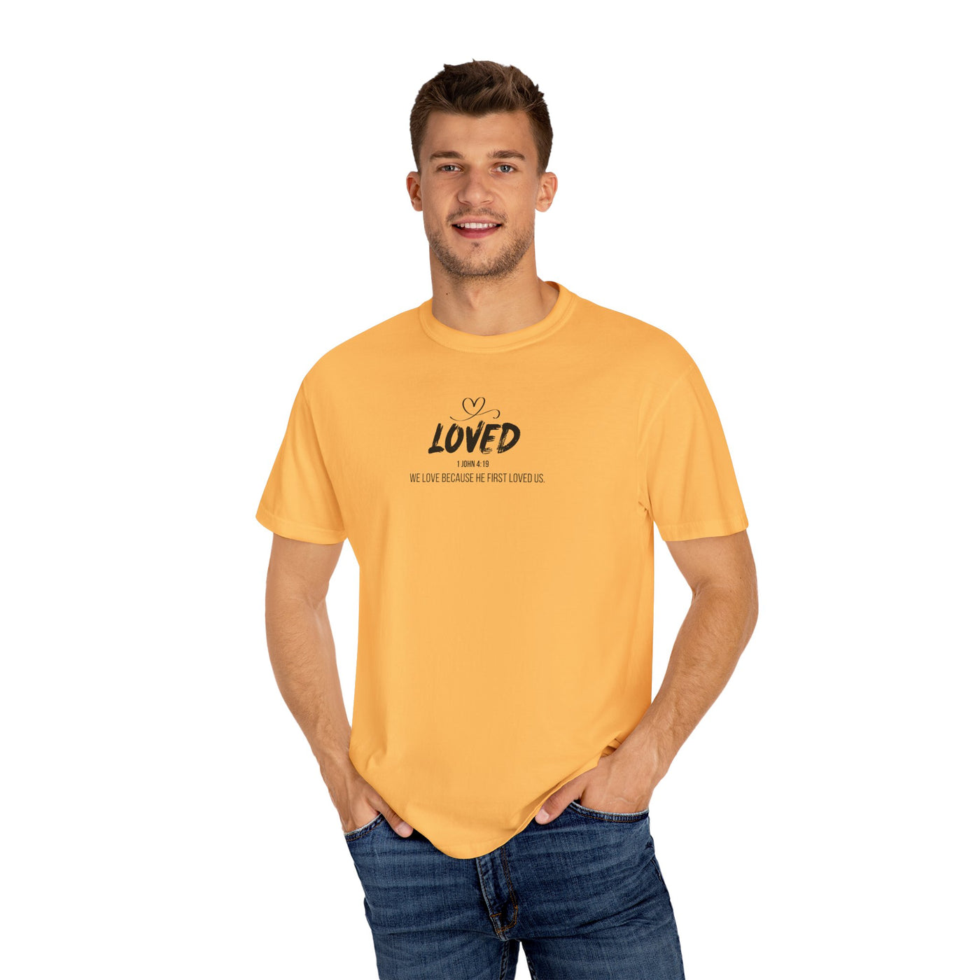 Loved Motivational  Tee for Comfort