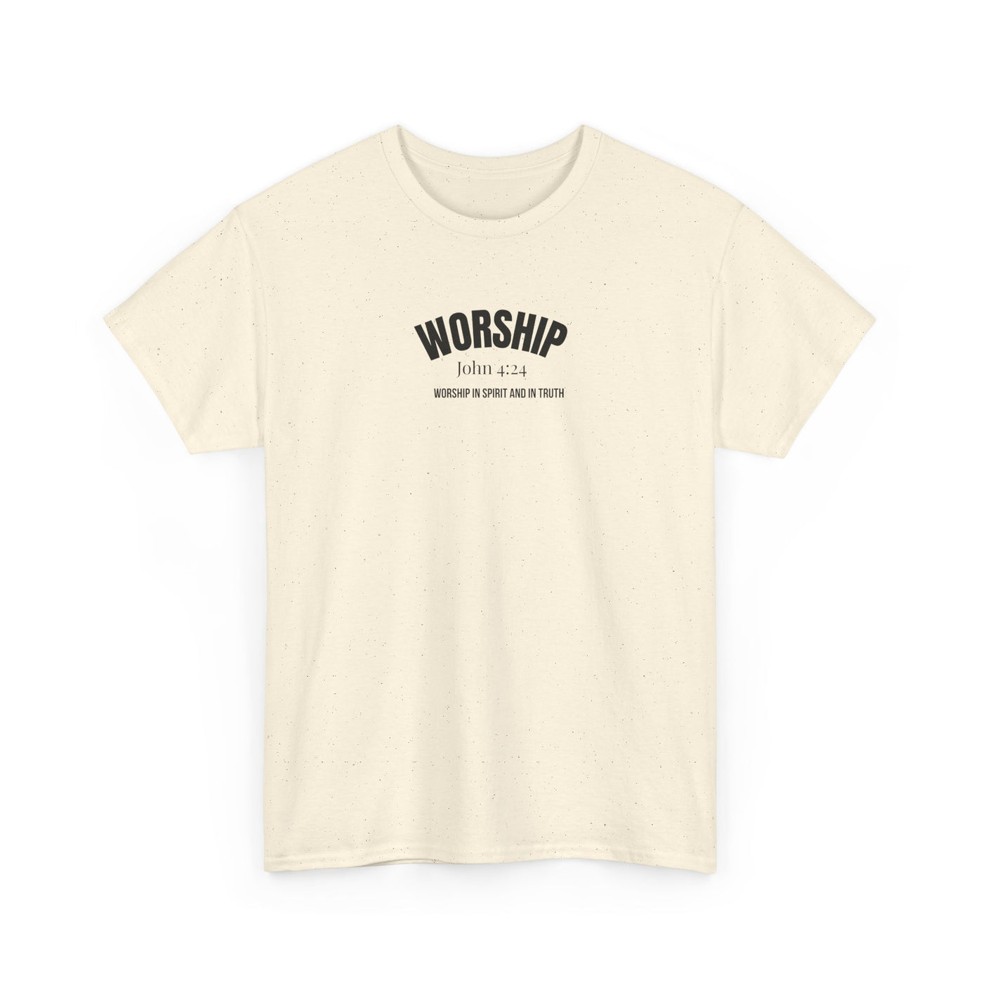 Worship Inspirational Unisex Tee, Faith-based T-Shirt, Religious Apparel