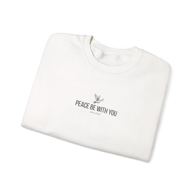 Unisex Peace Be With You  Cozy Crewneck Sweatshirt