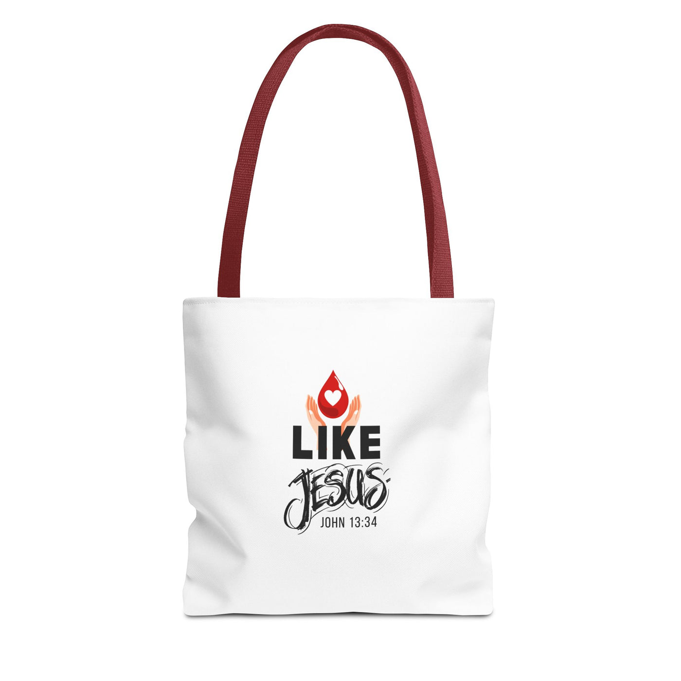 Inspirational Tote Bag - Love Like Jesus, Christian Gift, Bible Verse Bag, Everyday Use