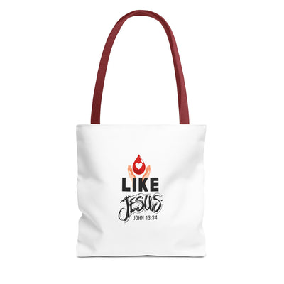 Inspirational Tote Bag - Love Like Jesus, Christian Gift, Bible Verse Bag, Everyday Use