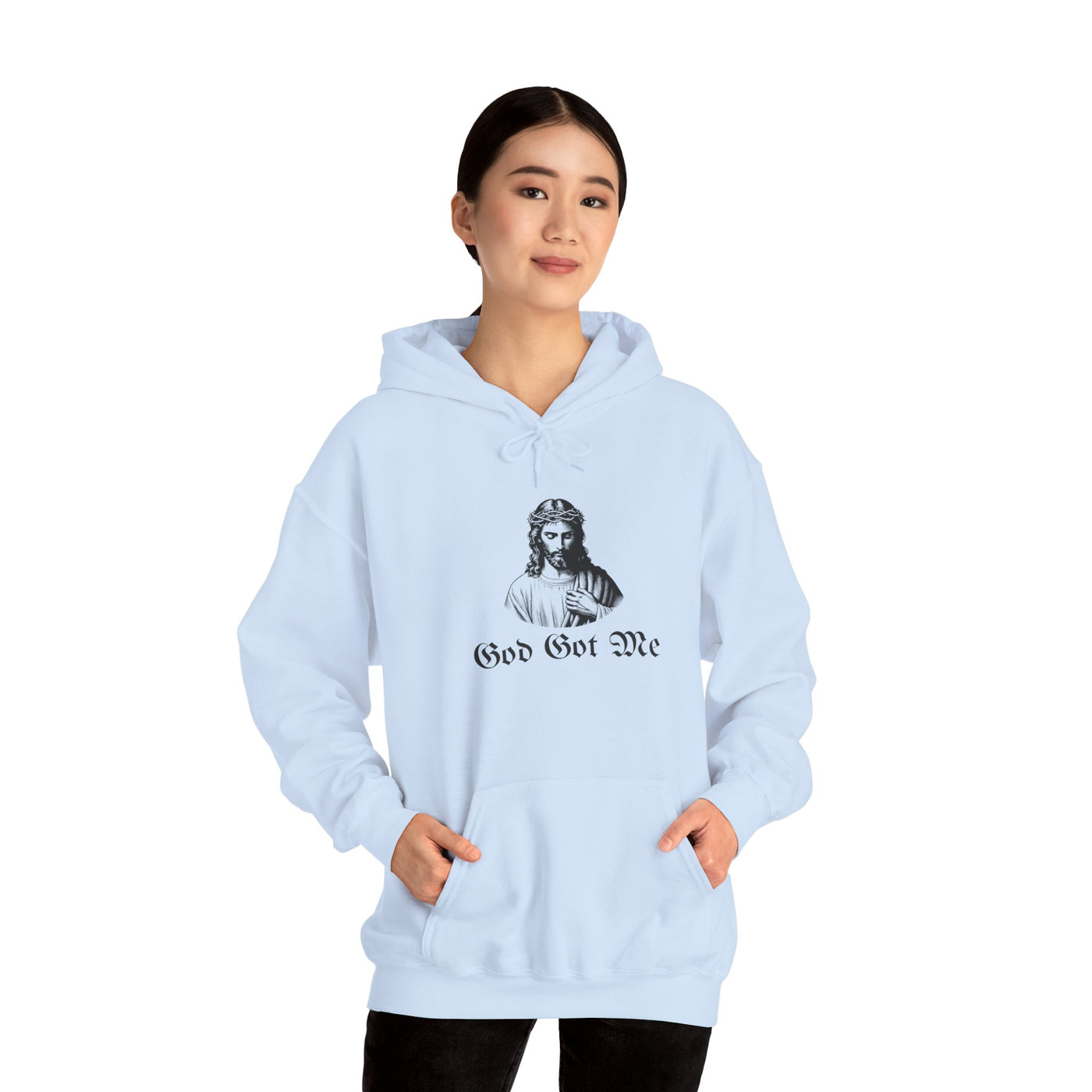 Inspirational God Got Me Hoodie, Faith-Based Apparel for Everyday Wear