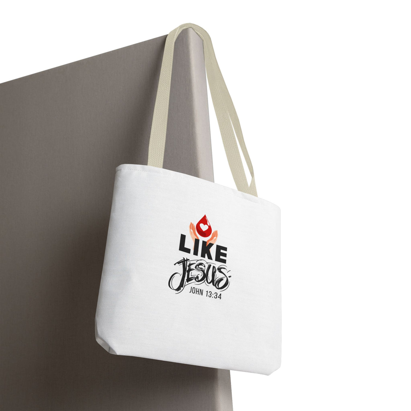 Inspirational Tote Bag - Love Like Jesus, Christian Gift, Bible Verse Bag, Everyday Use