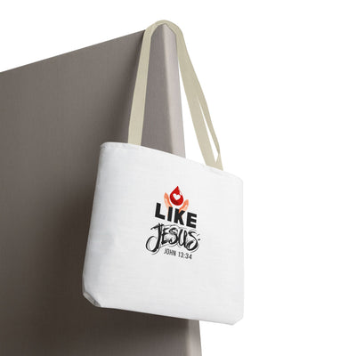 Inspirational Tote Bag - Love Like Jesus, Christian Gift, Bible Verse Bag, Everyday Use