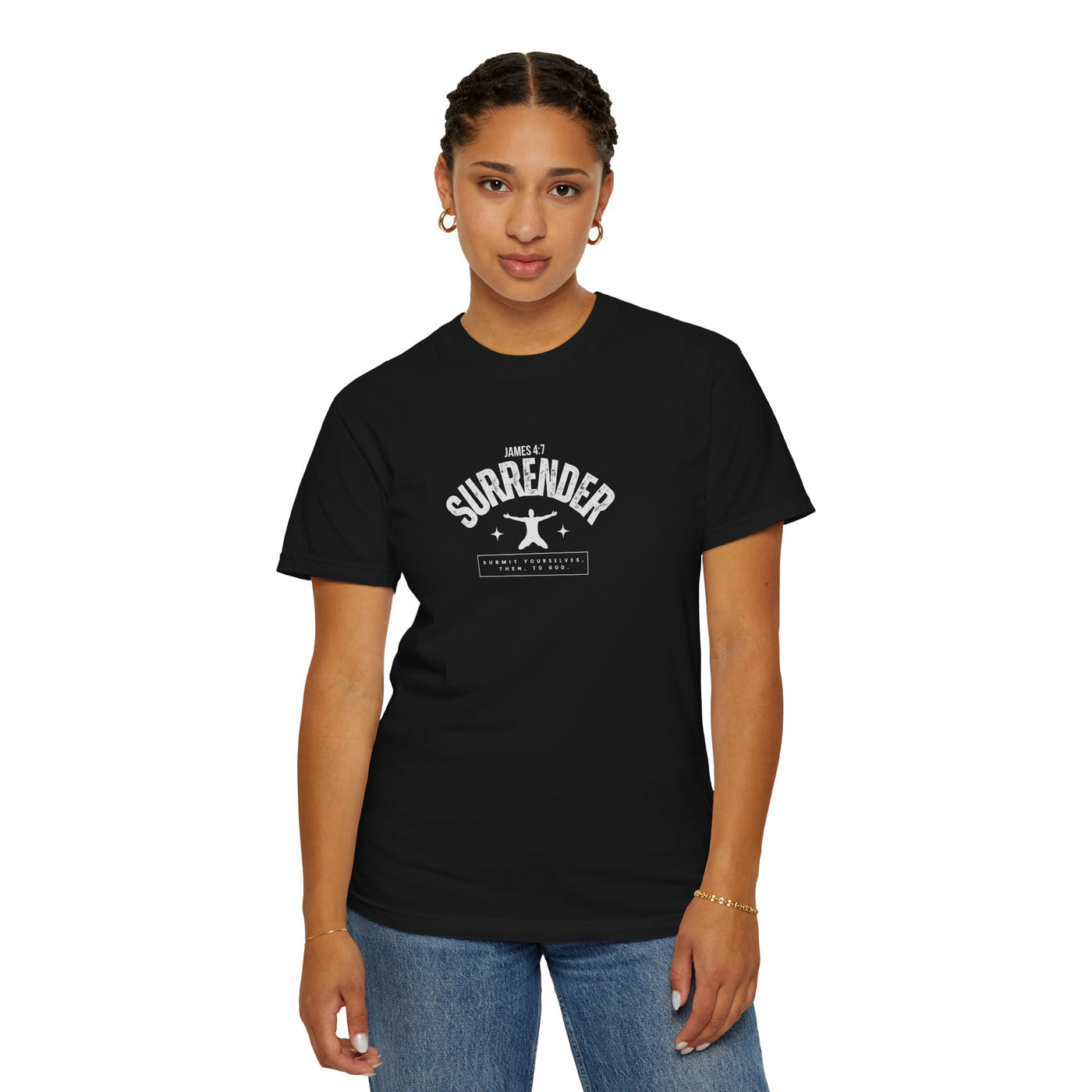 Unisex Surrender Shirt, Inspirational Tee , Everyday Wear