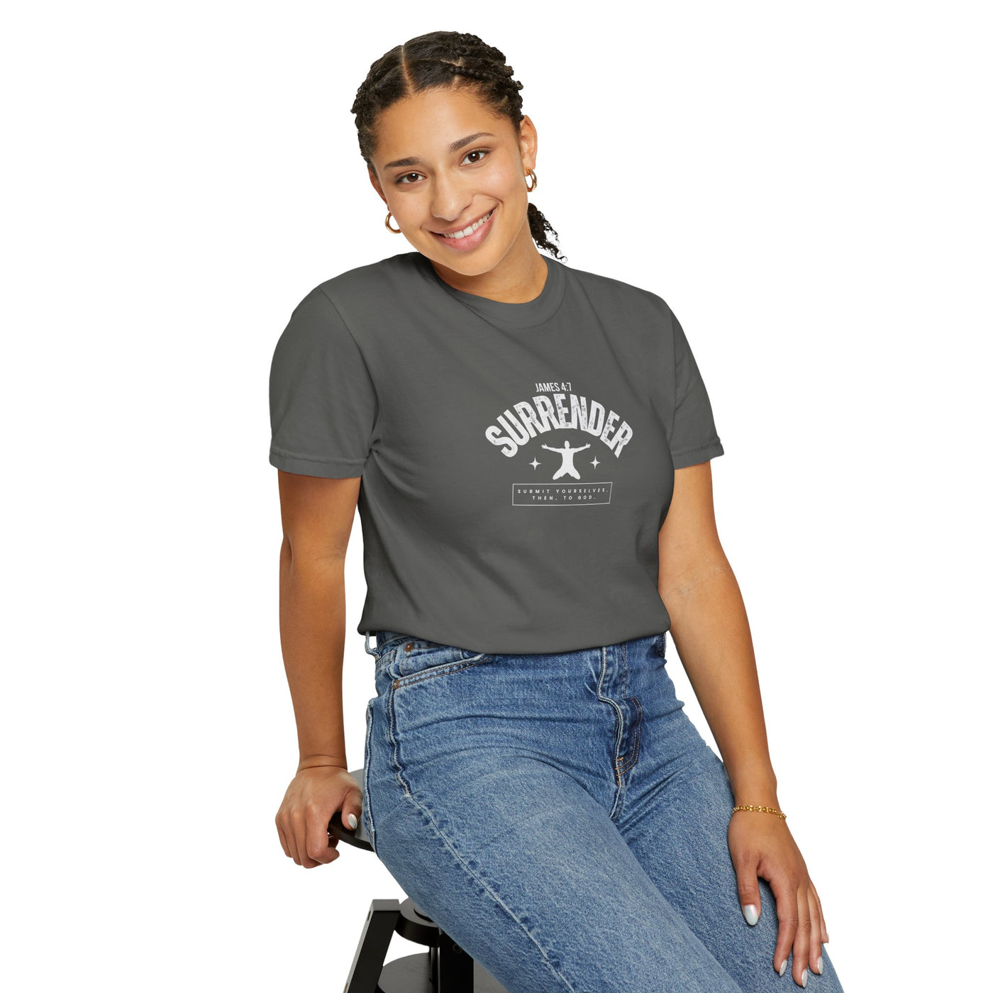 Unisex Surrender Shirt, Inspirational Tee , Everyday Wear
