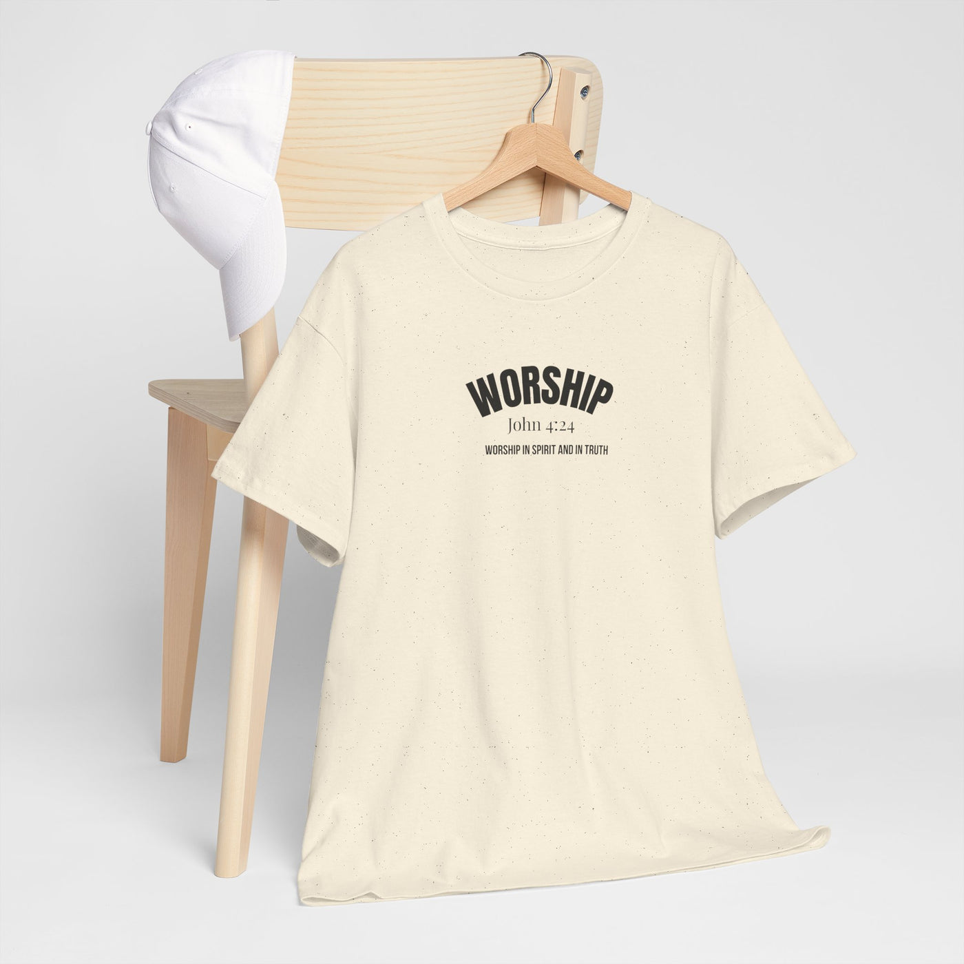 Worship Inspirational Unisex Tee, Faith-based T-Shirt, Religious Apparel