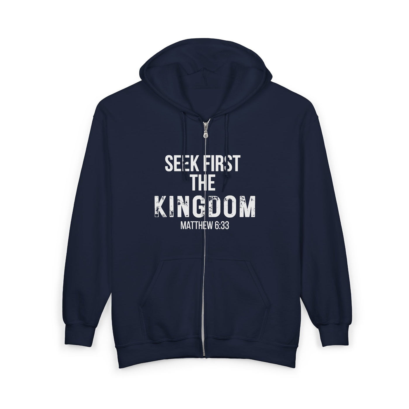 Seek First The Kingdom Unisex Heavy Blend™ Full Zip Hoodie