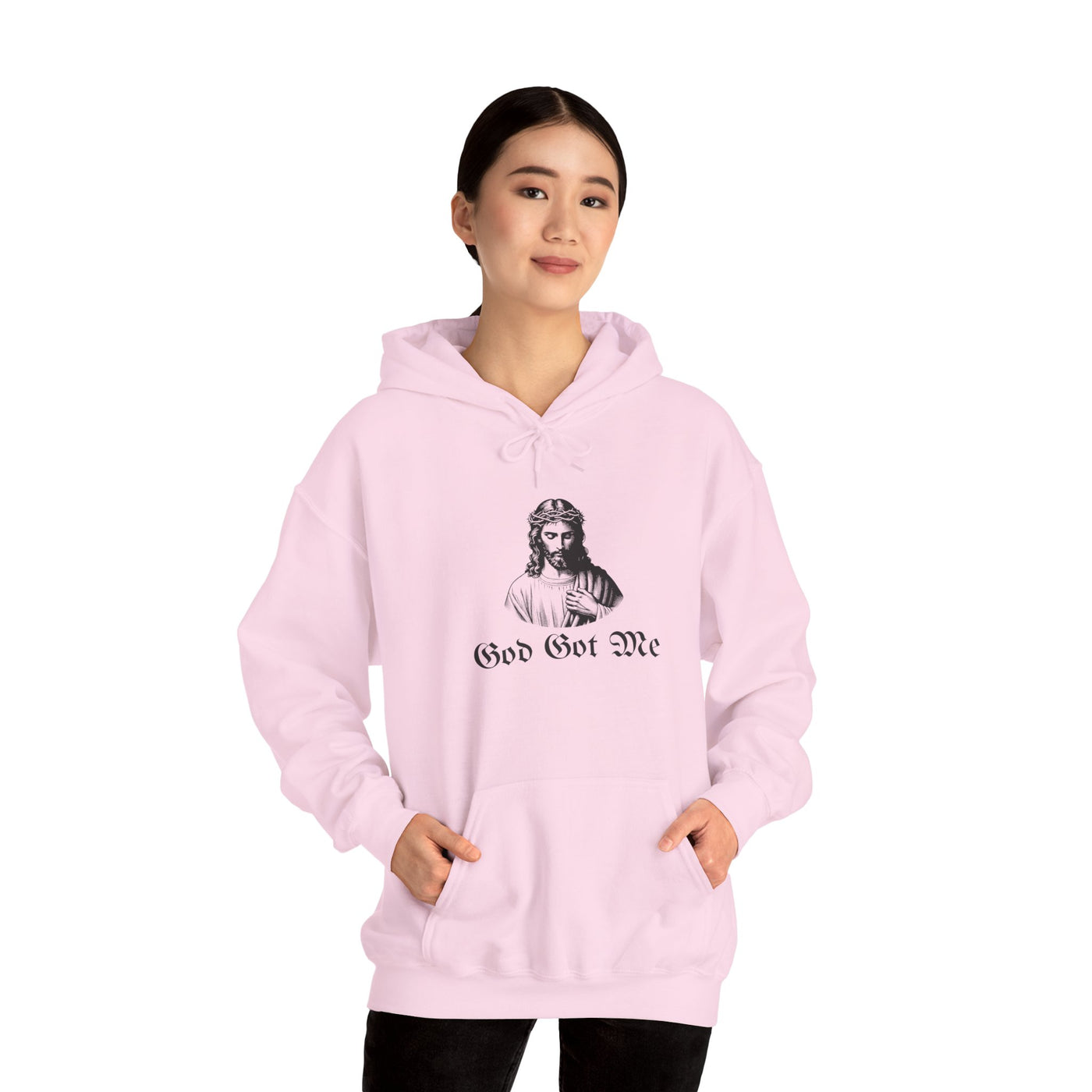 Inspirational God Got Me Hoodie, Faith-Based Apparel for Everyday Wear