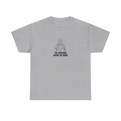 Shepherd Tee, Unisex Heavy Cotton Tee for Faith, Christian Gift, Religious Apparel, Bible Quotes, Everyday Wear