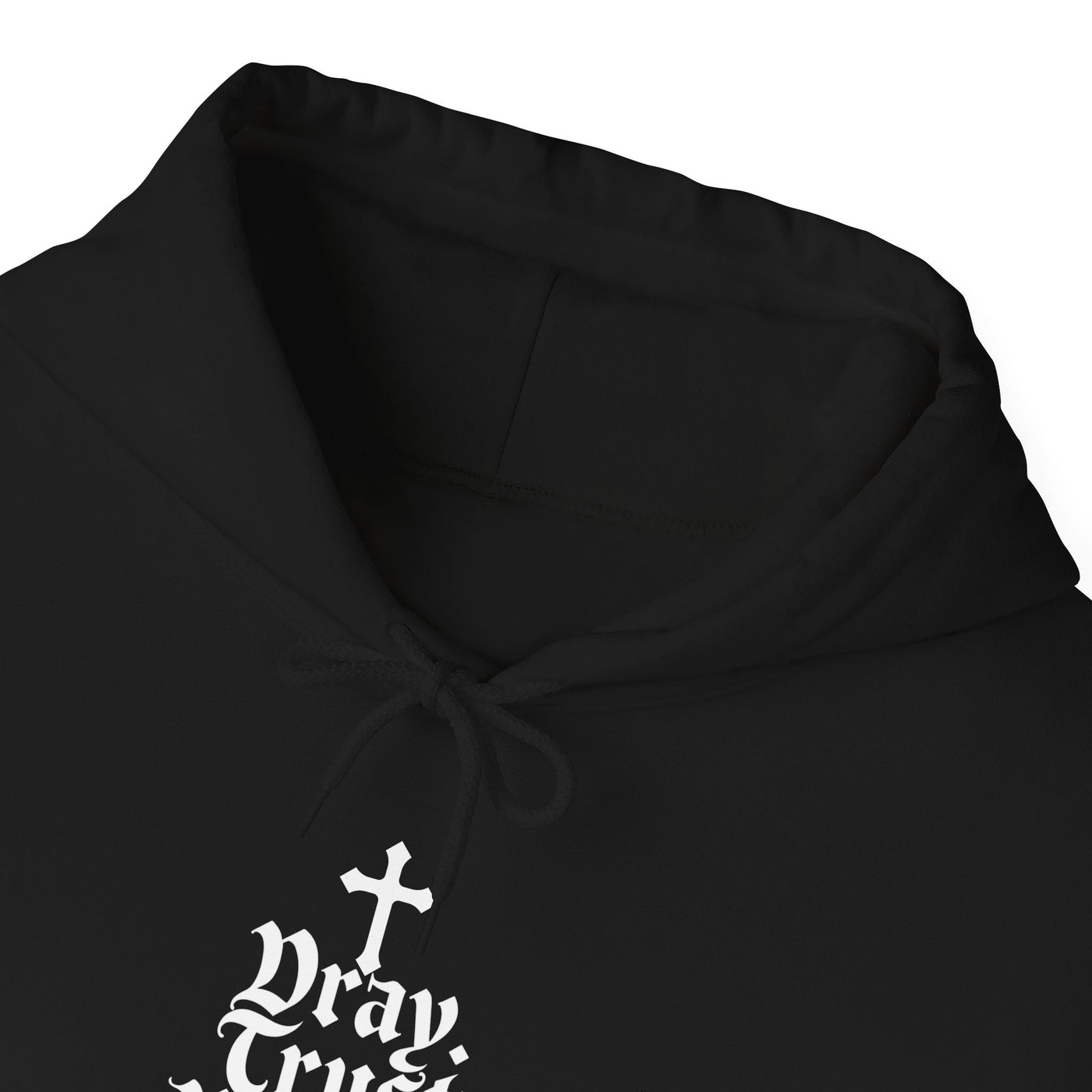 Pray Trust Repeat Cozy Unisex Hooded Sweatshirt for Every Occasion