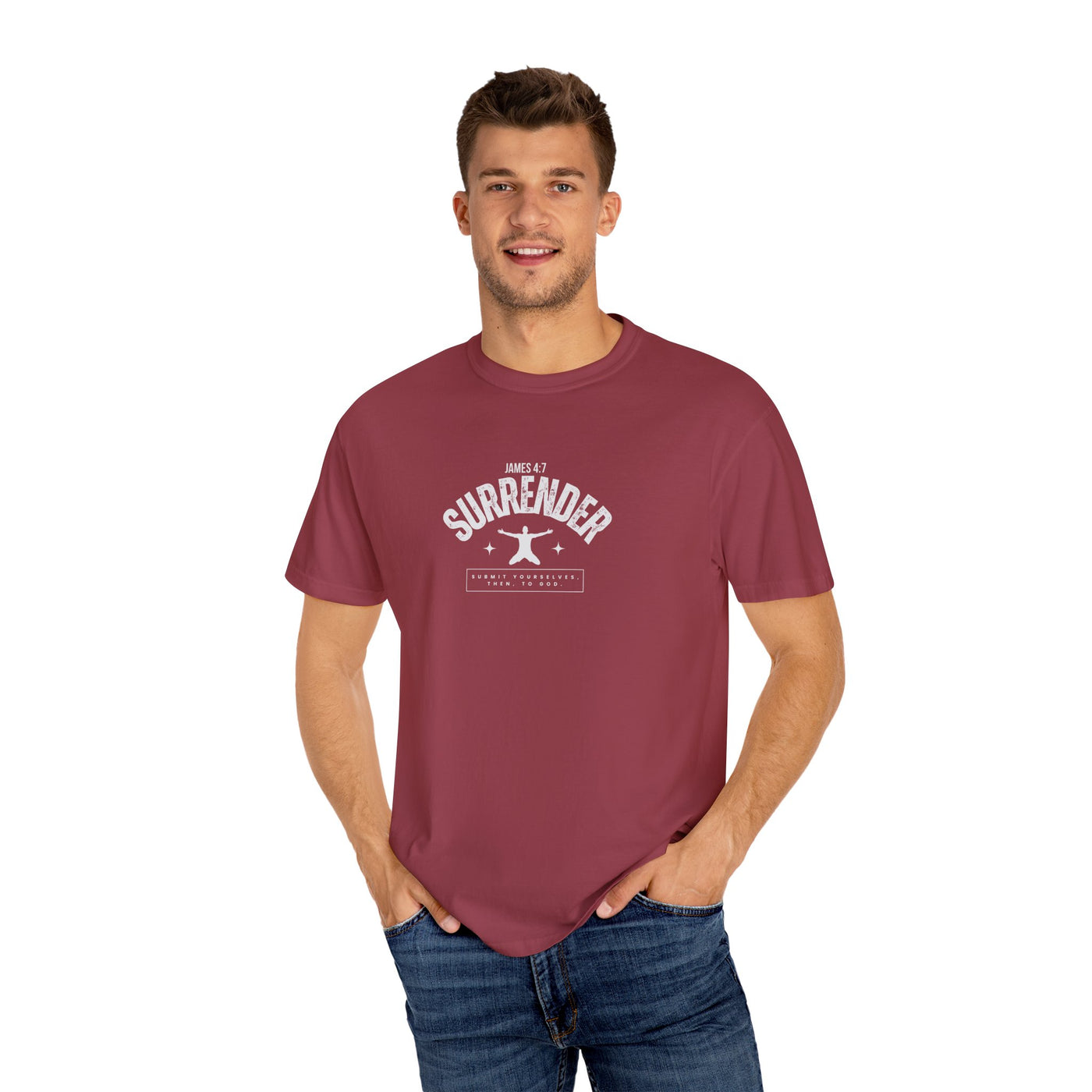 Unisex Surrender Shirt, Inspirational Tee , Everyday Wear