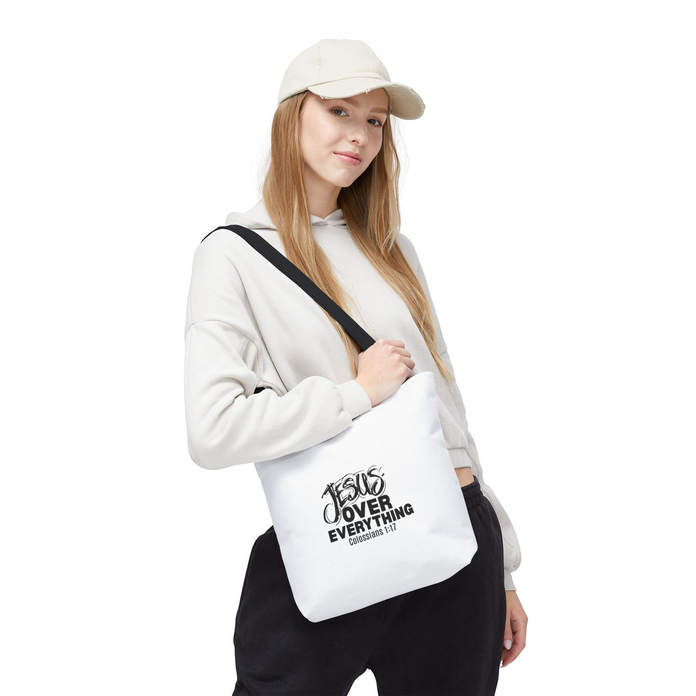 Inspirational Tote Bag | Jesus Over Everything | Faith Inspired  Everyday Use