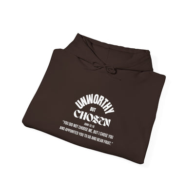 Unworthy but Chosen Unisex Motivational Hoodie