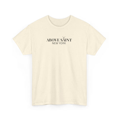 Above Saint New York Signature Logo Tee | Minimalist Christian Streetwear