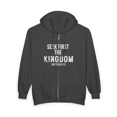 Seek First The Kingdom Unisex Heavy Blend™ Full Zip Hoodie