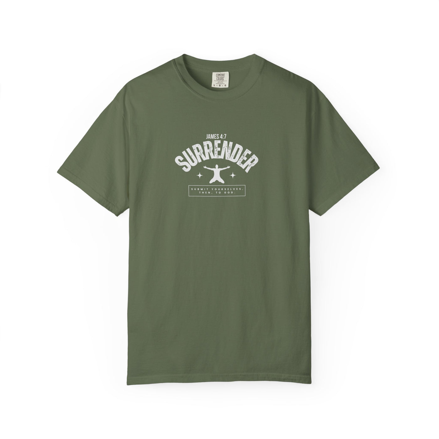 Unisex Surrender Shirt, Inspirational Tee , Everyday Wear