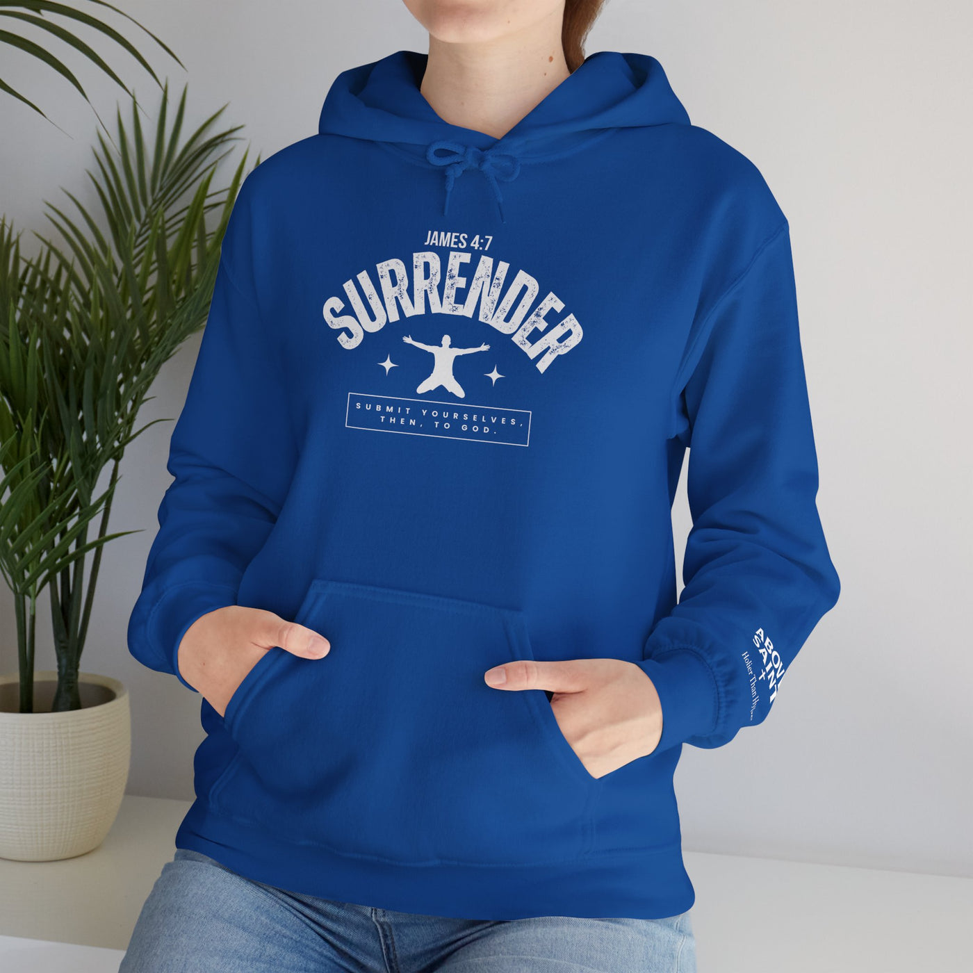 Inspirational Surrender Hoodie - Unisex Heavy Blend Sweatshirt