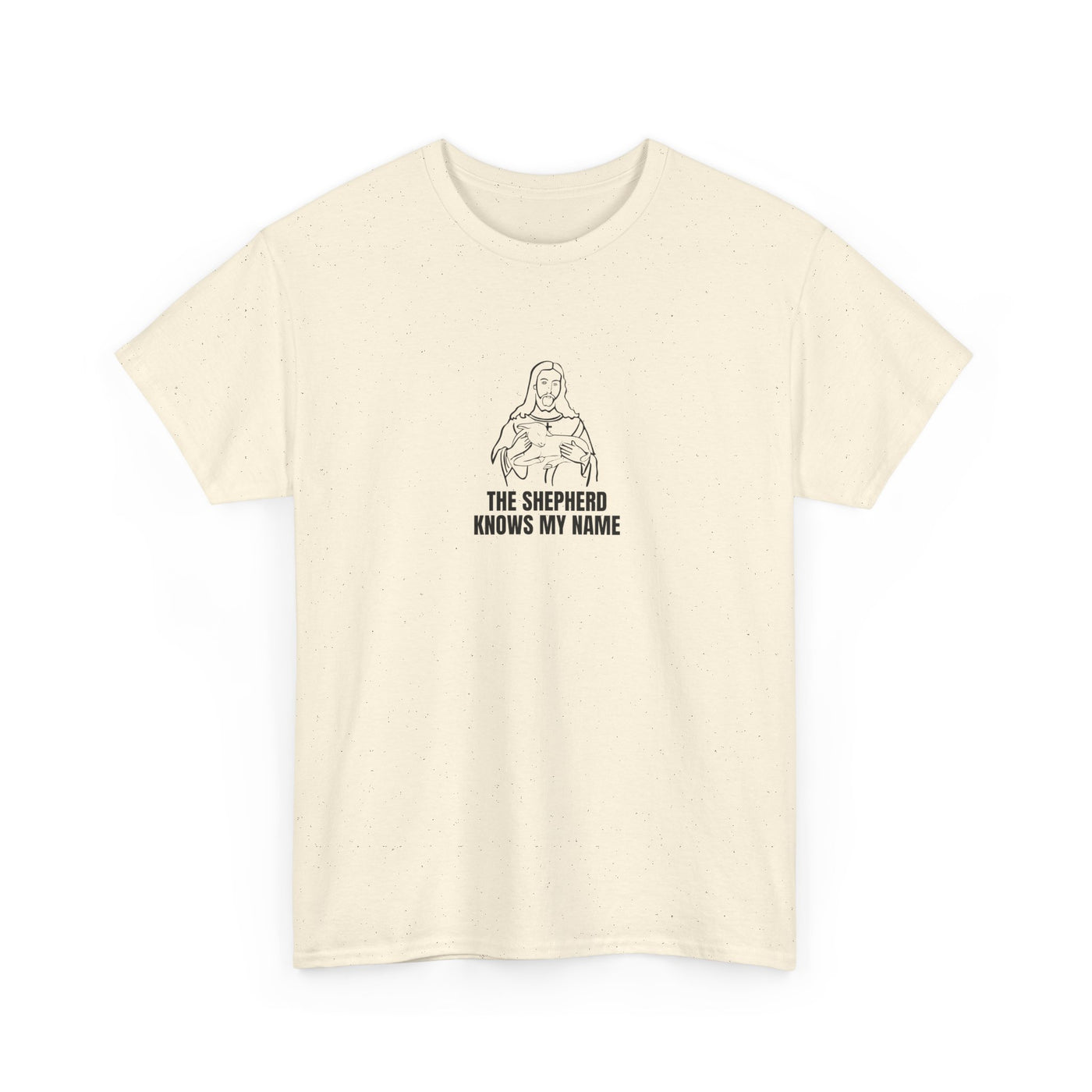 Shepherd Tee, Unisex Heavy Cotton Tee for Faith, Christian Gift, Religious Apparel, Bible Quotes, Everyday Wear