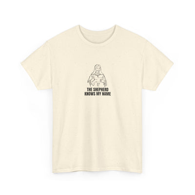 Shepherd Tee, Unisex Heavy Cotton Tee for Faith, Christian Gift, Religious Apparel, Bible Quotes, Everyday Wear
