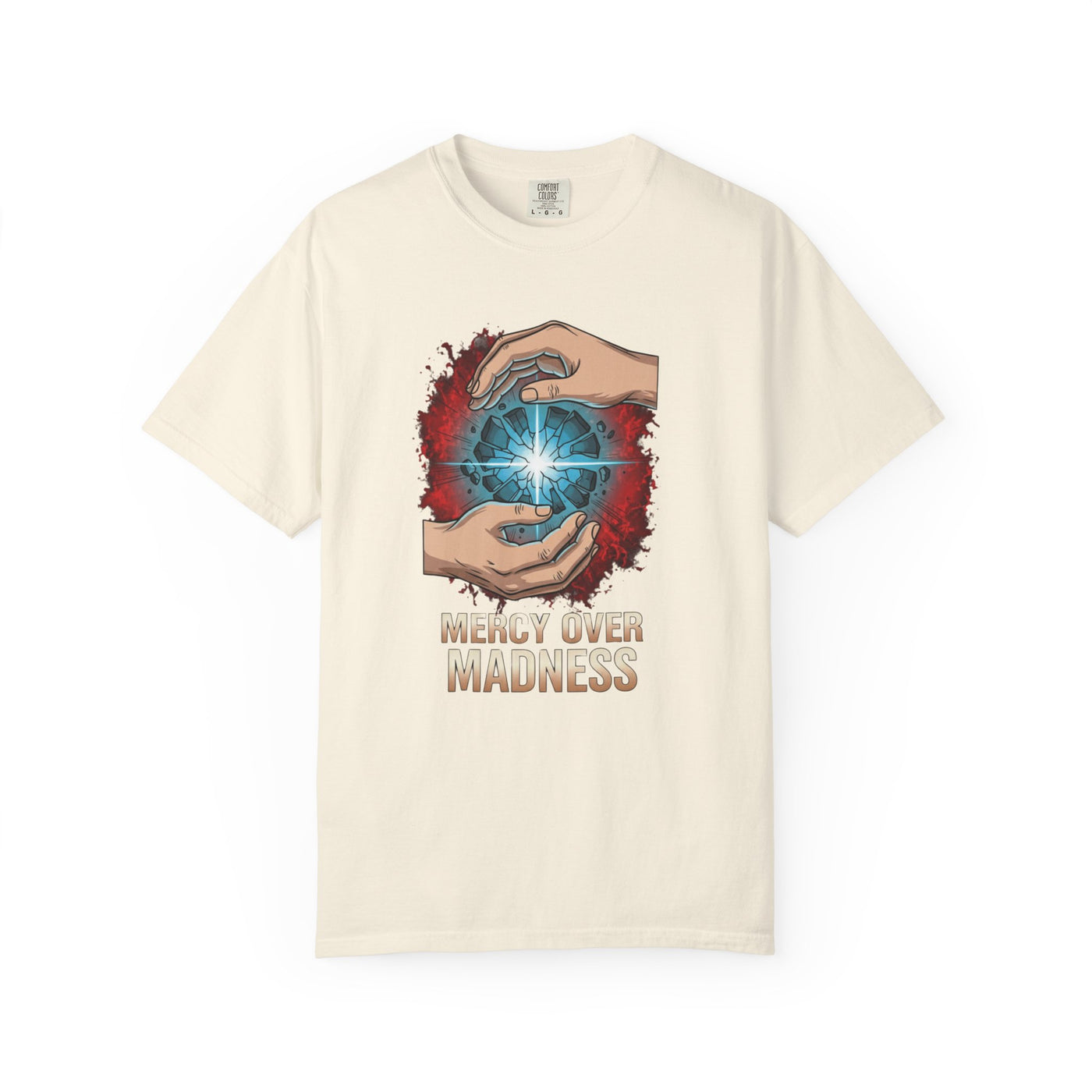 Mercy Over Madness T-Shirt, Unisex Casual Tee, Gift for Mental Health Awareness
