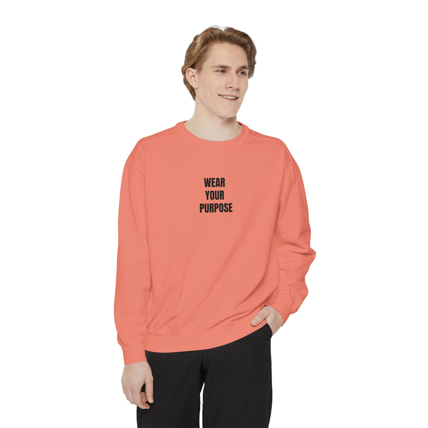 Purposeful Unisex Sweatshirt, Cozy Gift for Friends, Affirmation Apparel