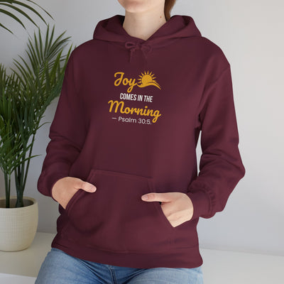 Joy Comes in the Morning Hoodie, Inspirational  Sweatshirt