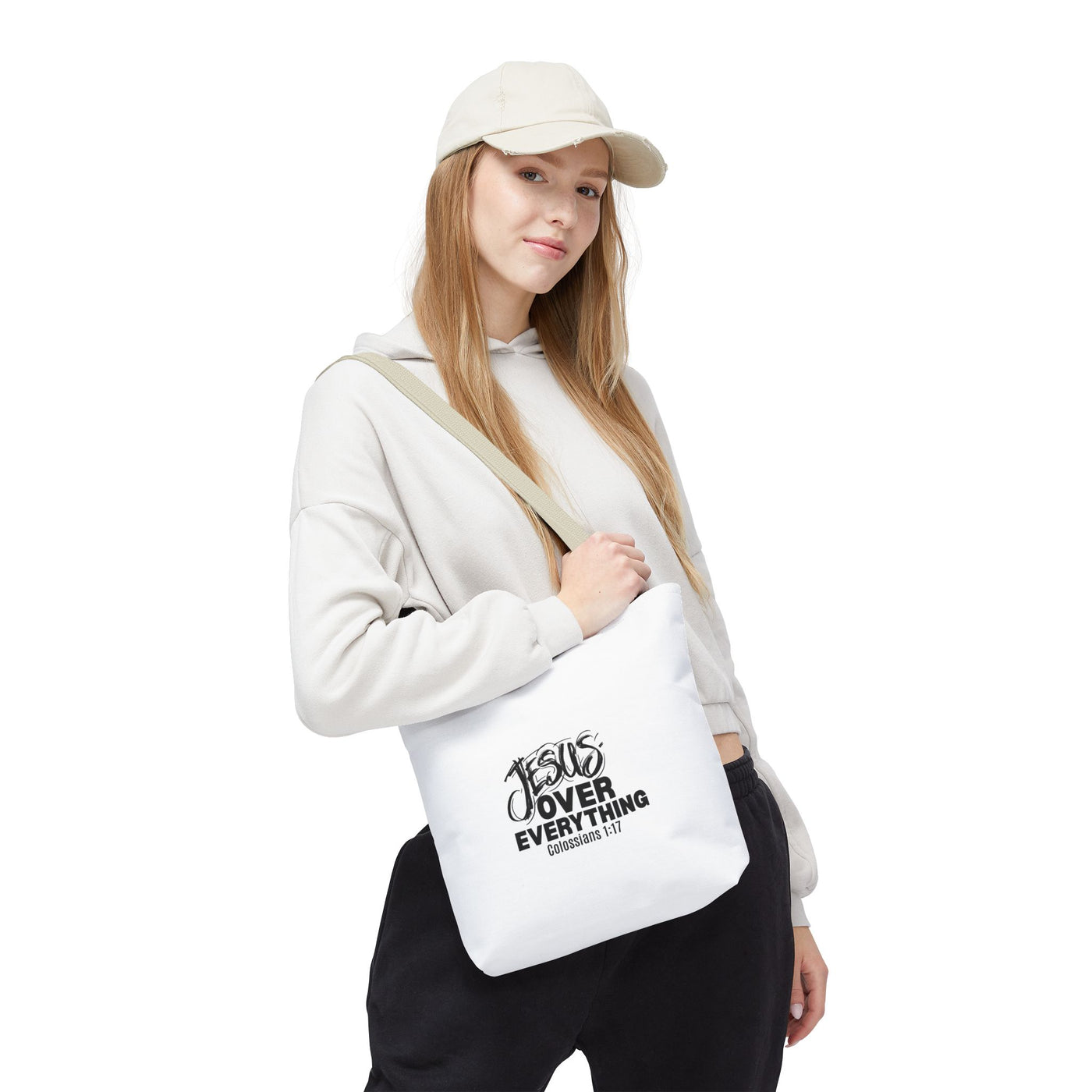 Inspirational Tote Bag | Jesus Over Everything | Faith Inspired  Everyday Use