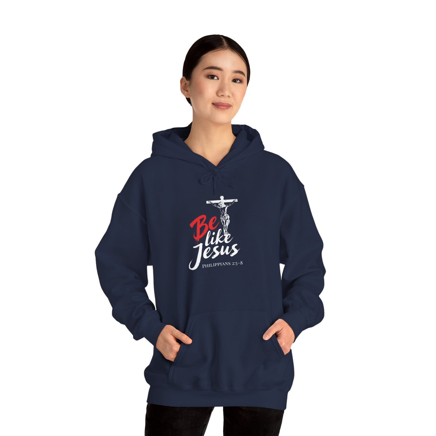 Faith-Inspired Hooded Sweatshirt - Be Like Jesus, Inspirational Apparel, Religious Hoodie