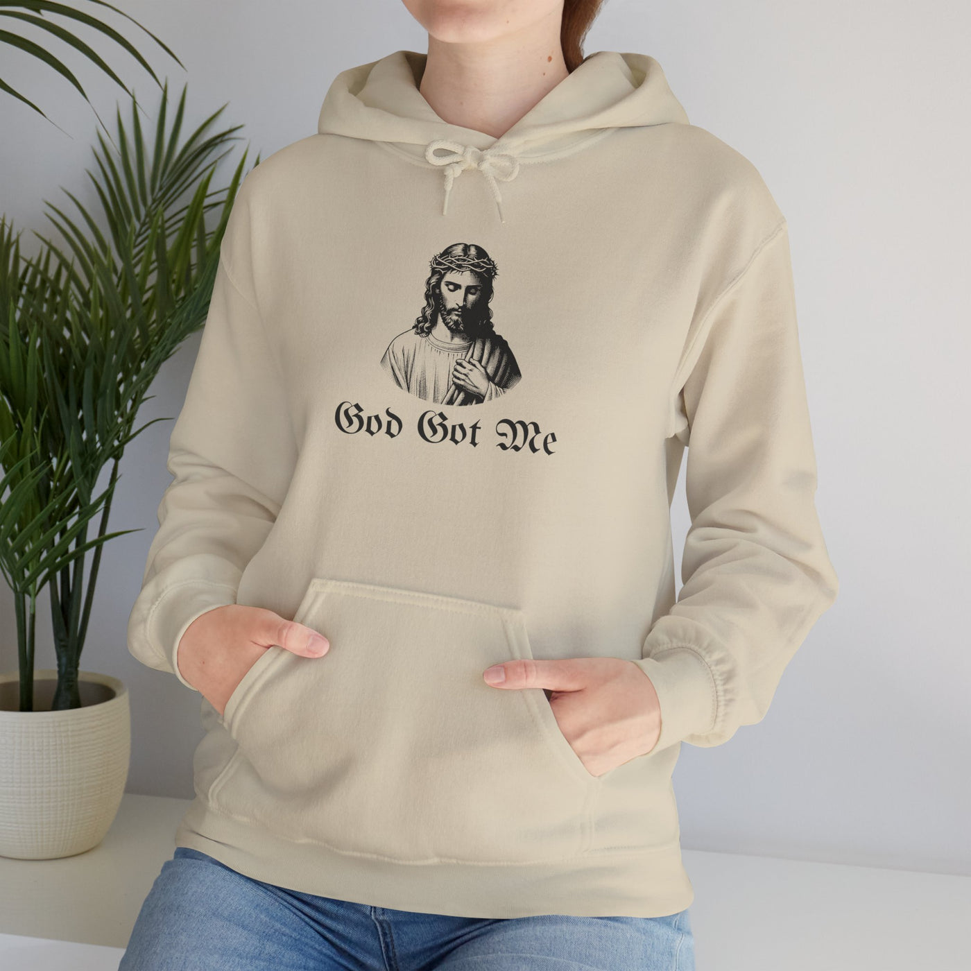 Inspirational God Got Me Hoodie, Faith-Based Apparel for Everyday Wear