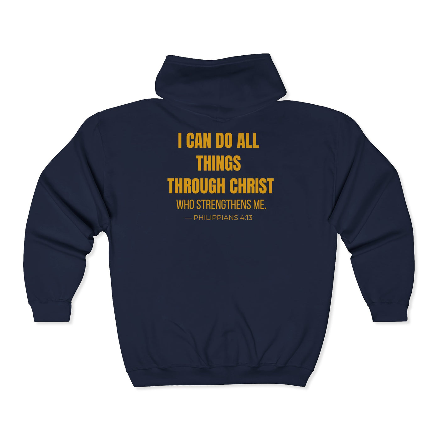I Can Do All Things | Philippians 4:13  Stylish Unisex Zip Hoodie