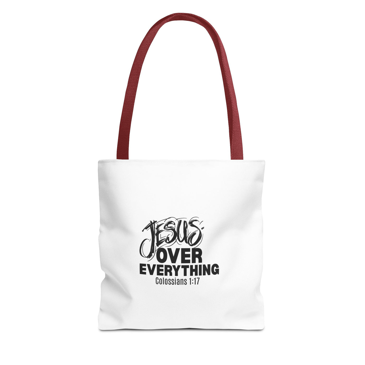 Inspirational Tote Bag | Jesus Over Everything | Faith Inspired  Everyday Use