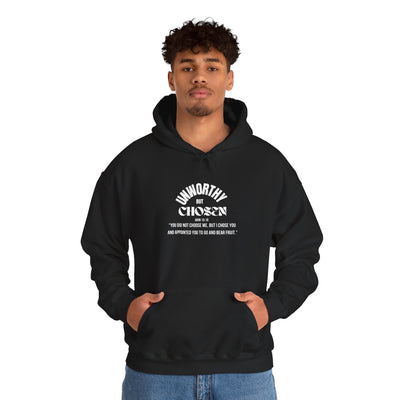 Unworthy but Chosen Unisex Motivational Hoodie