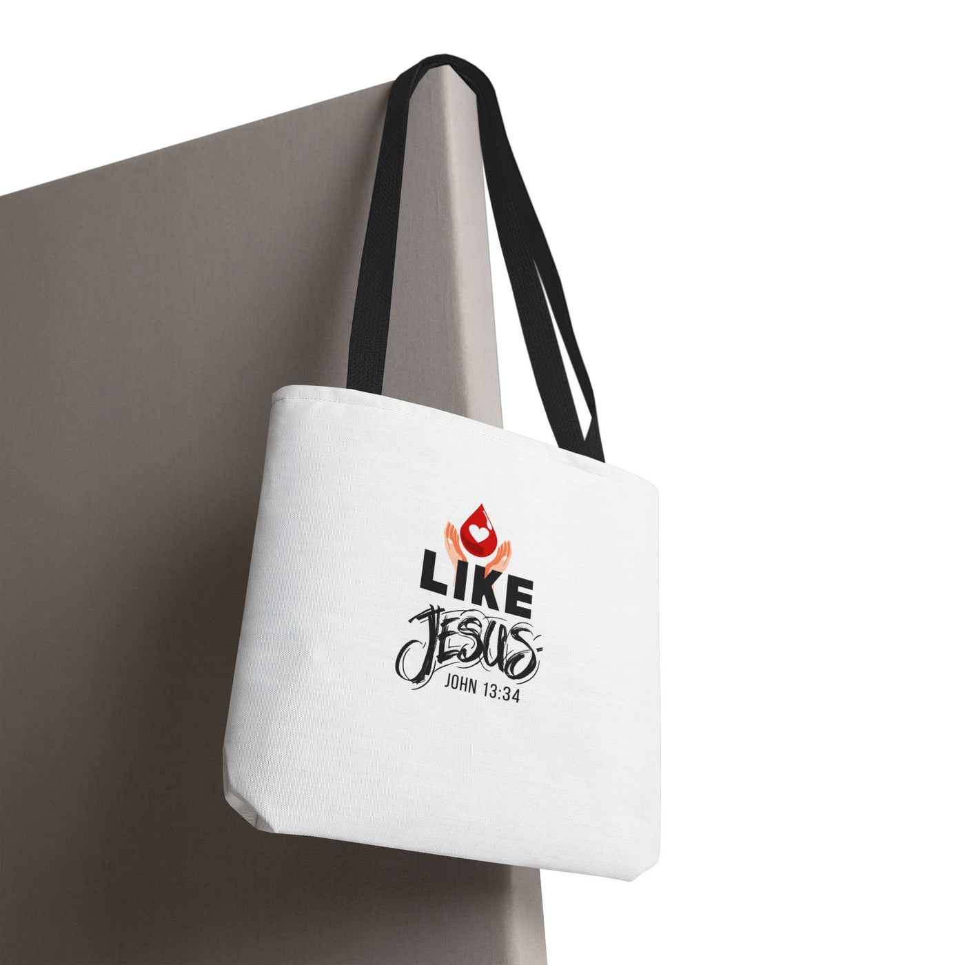 Inspirational Tote Bag - Love Like Jesus, Christian Gift, Bible Verse Bag, Everyday Use