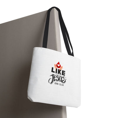 Inspirational Tote Bag - Love Like Jesus, Christian Gift, Bible Verse Bag, Everyday Use