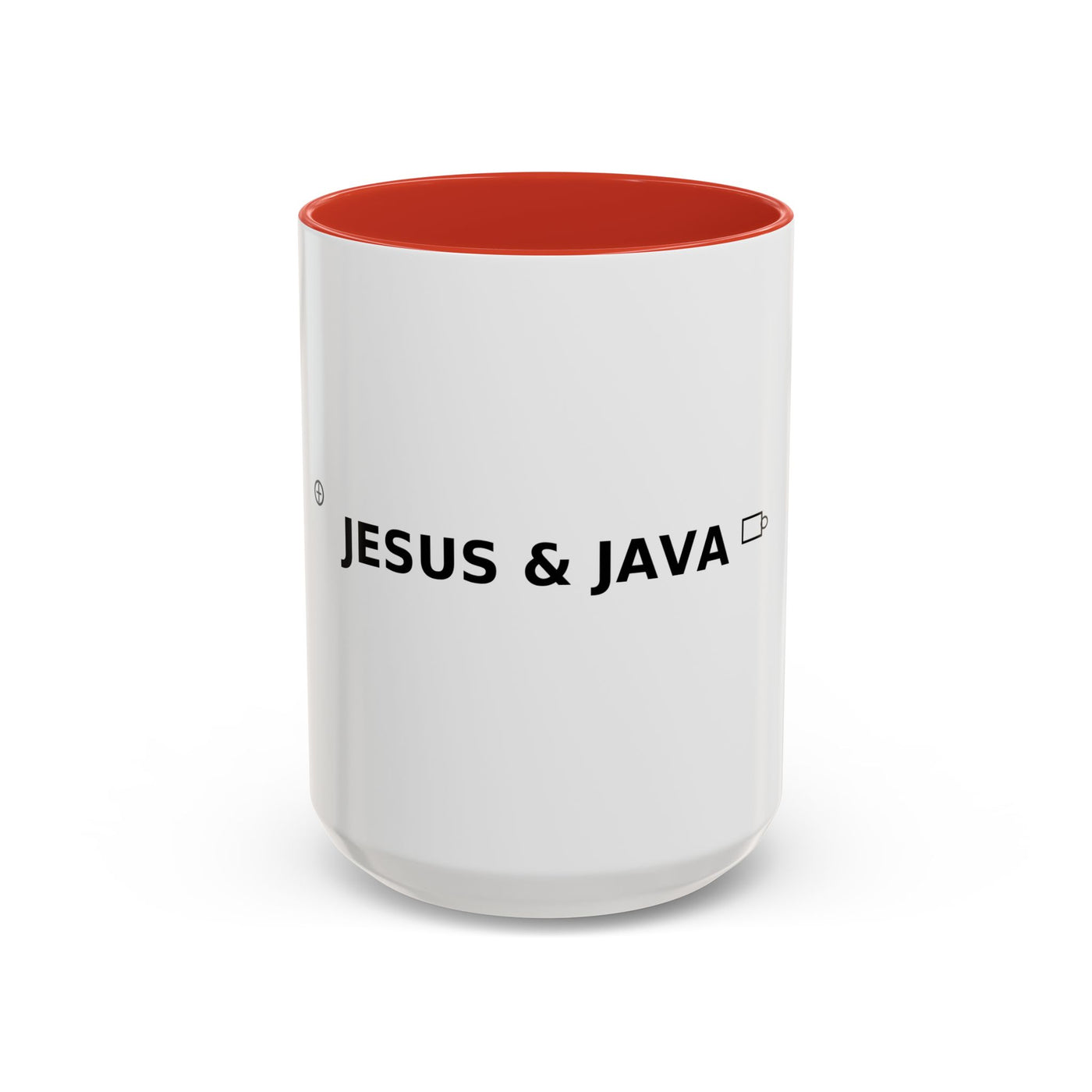 Jesus and Java Coffee Mug (11, 15oz), Dishwasher Safe