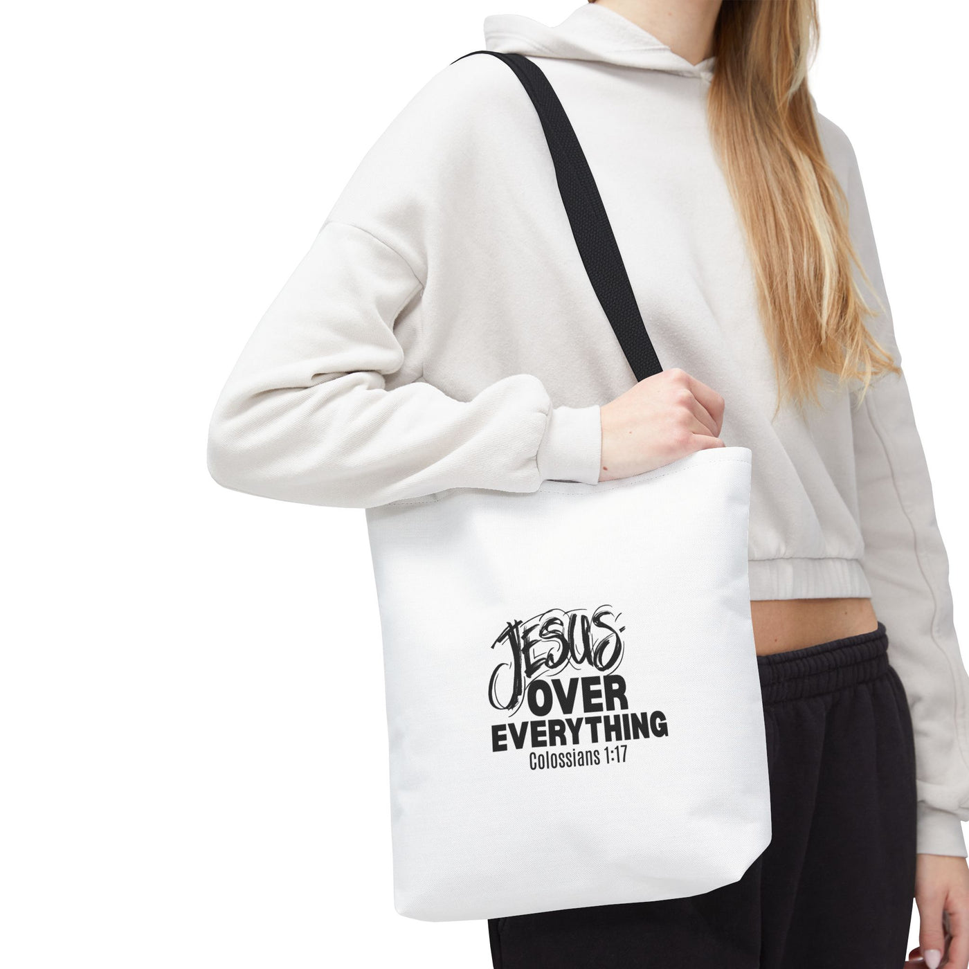 Inspirational Tote Bag | Jesus Over Everything | Faith Inspired  Everyday Use