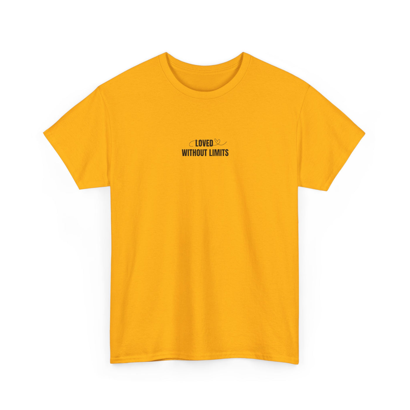 Love Without Limits Unisex Heavy Cotton Tee, Casual T-Shirt, Inspirational Apparel