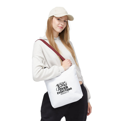 Inspirational Tote Bag | Jesus Over Everything | Faith Inspired  Everyday Use