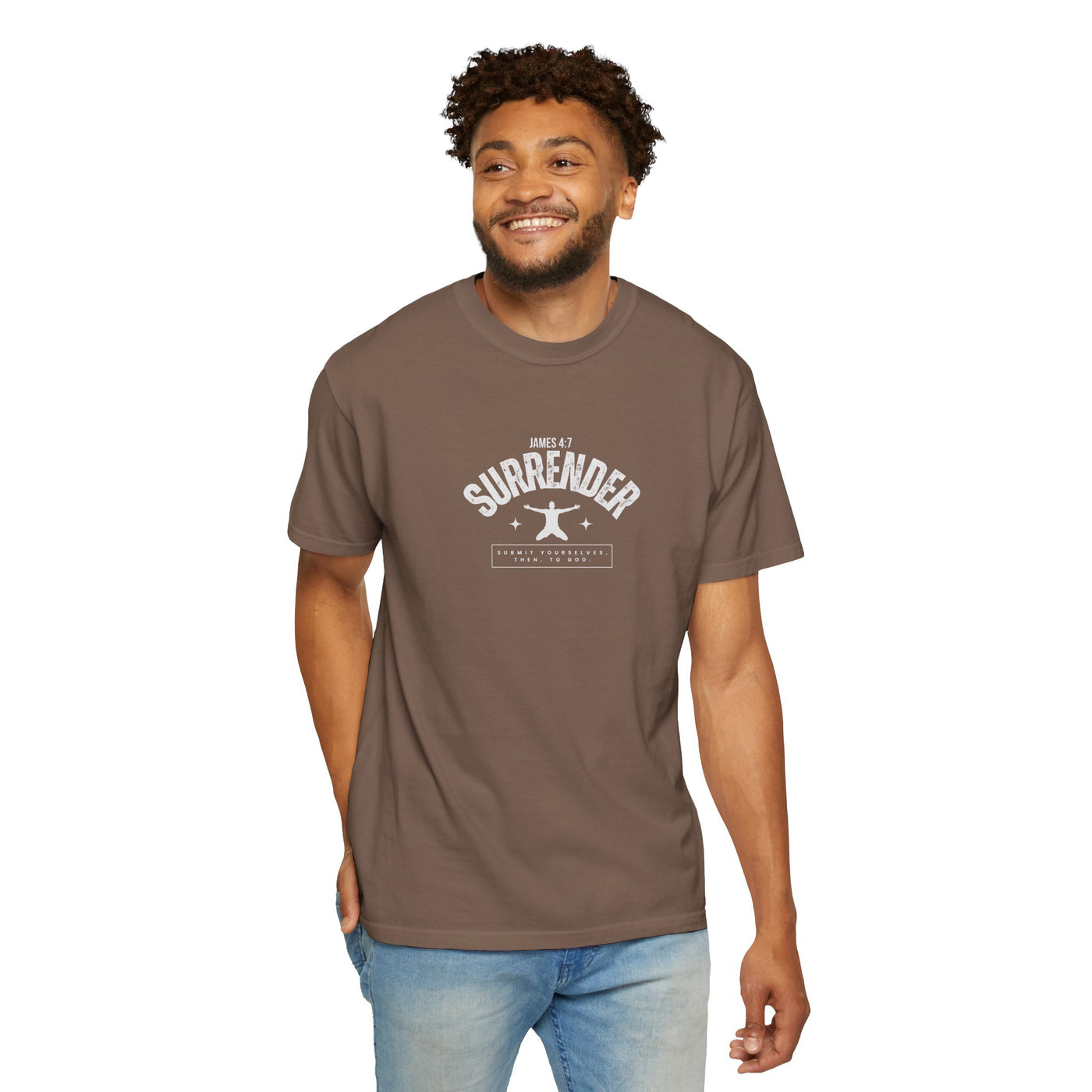 Unisex Surrender Shirt, Inspirational Tee , Everyday Wear