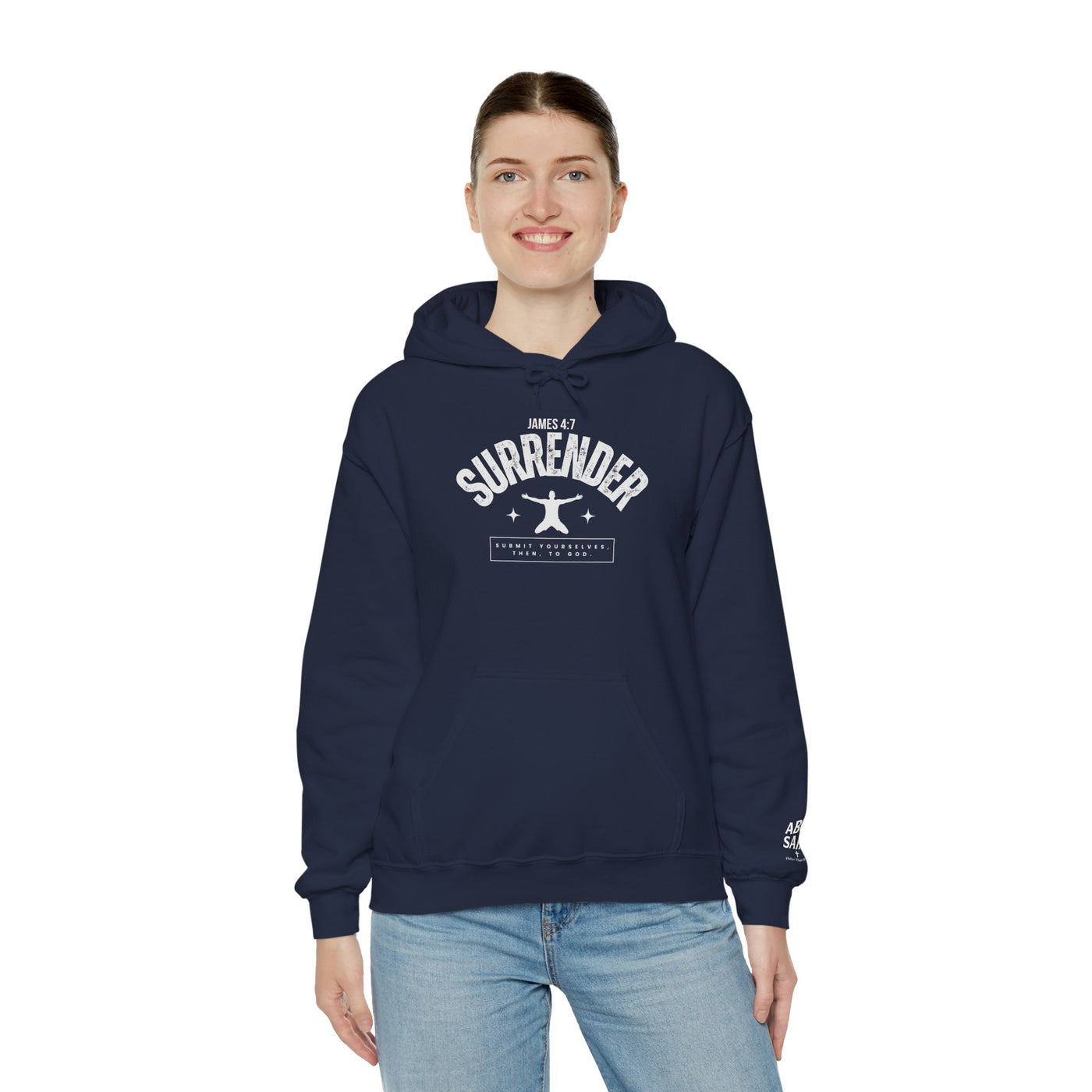 Inspirational Surrender Hoodie - Unisex Heavy Blend Sweatshirt