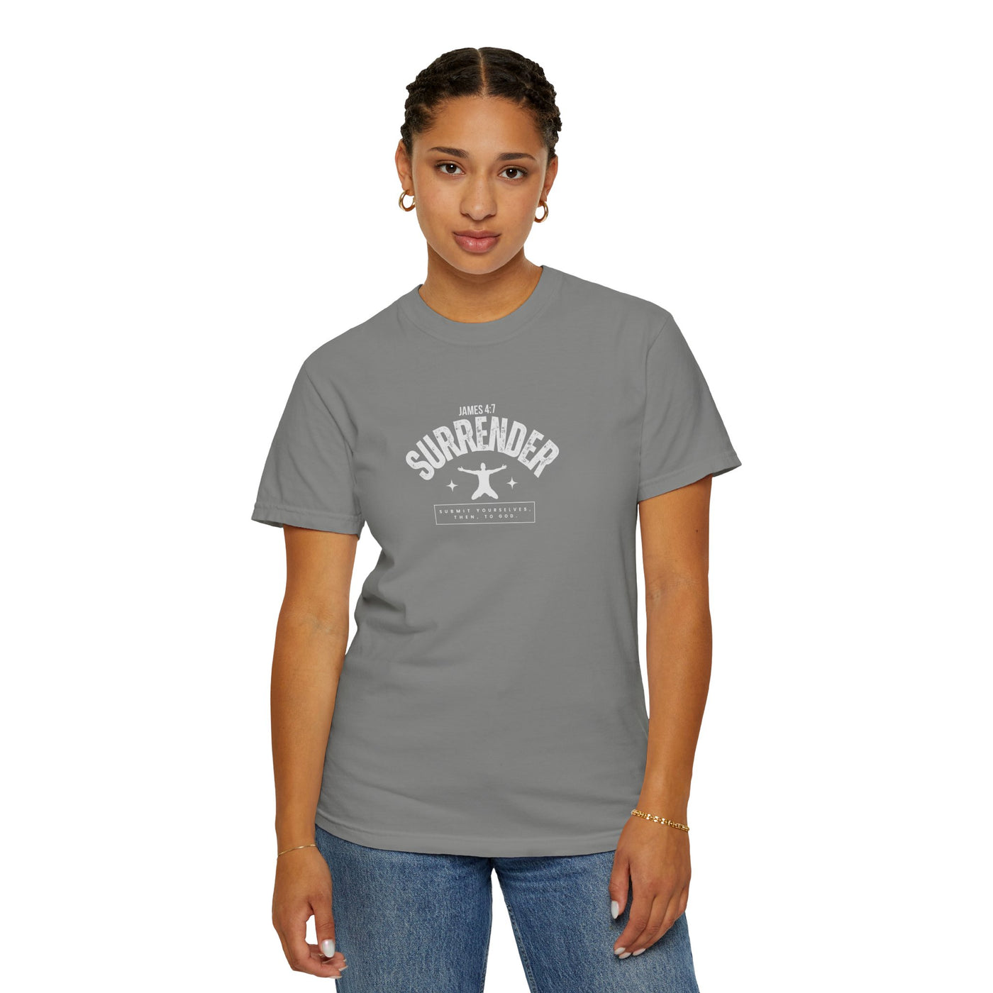 Unisex Surrender Shirt, Inspirational Tee , Everyday Wear