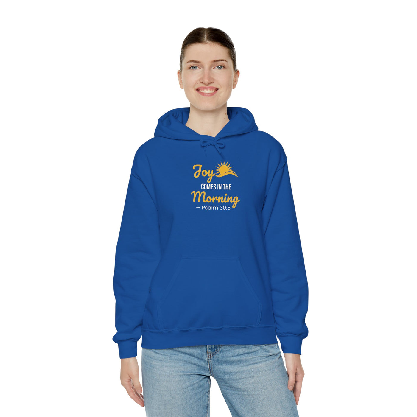 Joy Comes in the Morning Hoodie, Inspirational  Sweatshirt